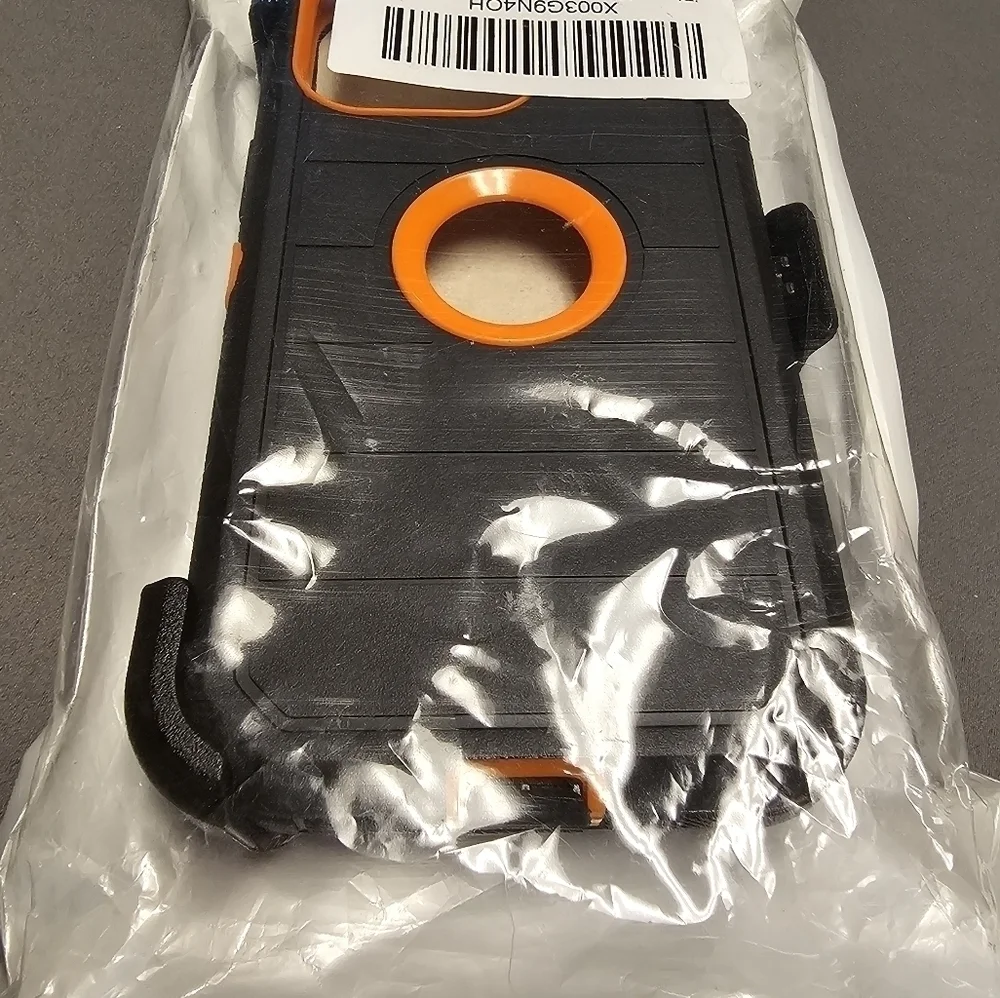 NEW Case & Holster for IPHONE 13 Pro Orange & Black
